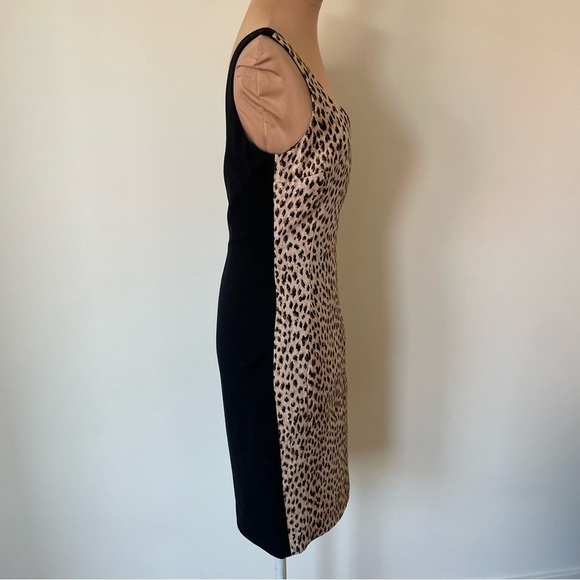 Diane von Furstenberg Arianna Cheetah Animal Print Carmel New Pearl Black Dress - Picture 6 of 12